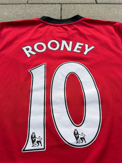 Manchester United 2009/10 Original Home Shirt Rooney 10 Size M - Shorty Football Shirts