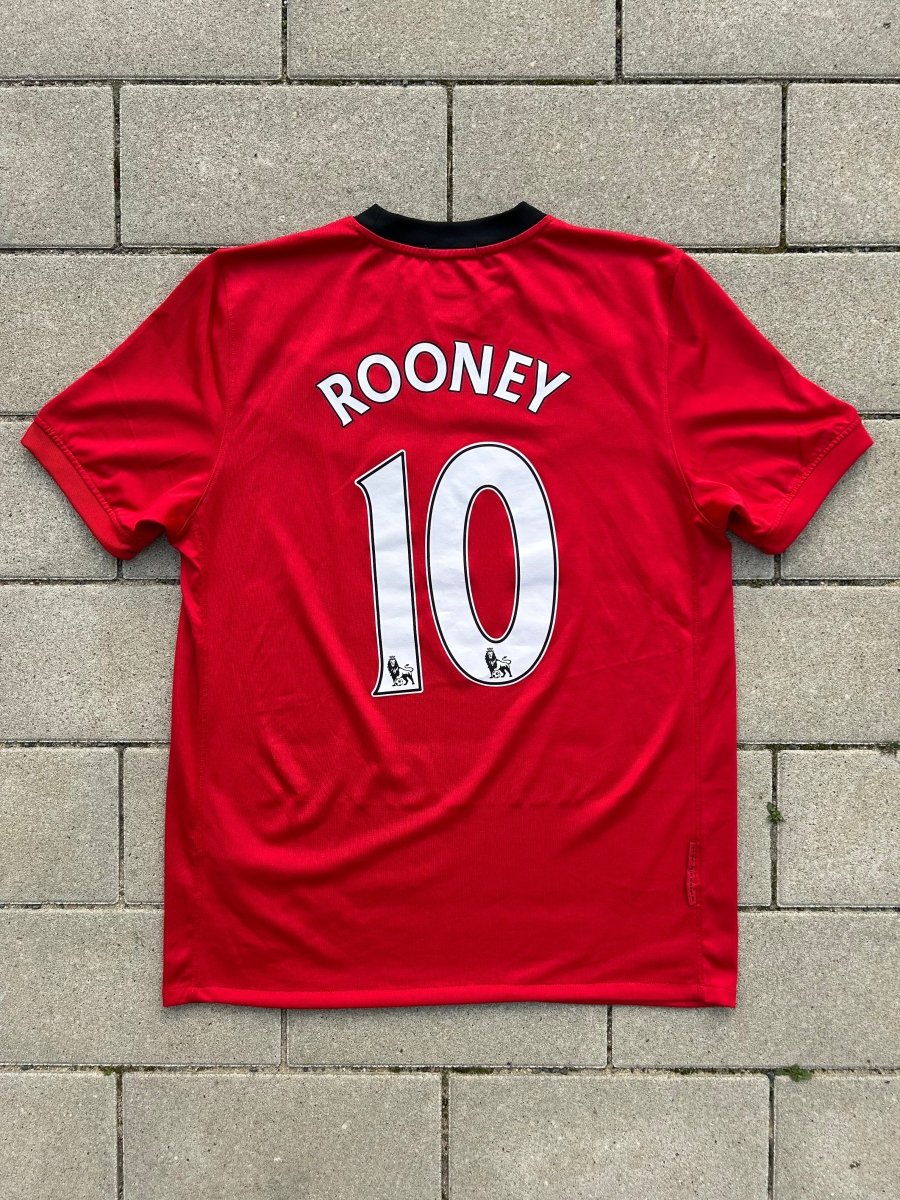 Manchester United 2009/10 Original Home Shirt Rooney 10 Size M - Shorty Football Shirts