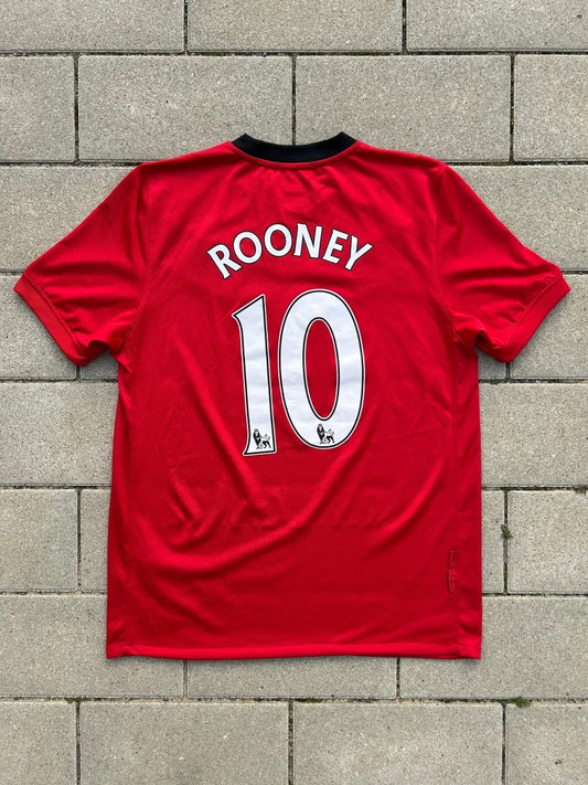 Manchester United 2009/10 Original Home Shirt Rooney 10 Size M - Shorty Football Shirts