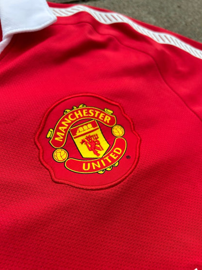 Manchester United 2010/11 Original Player Issue Home Shirt Size L - Shorty Football Shirts