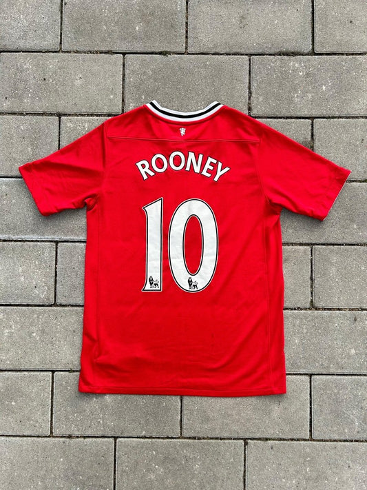 Manchester United 2011/12 Original Home Shirt Rooney 10 Kids - Shorty Football Shirts