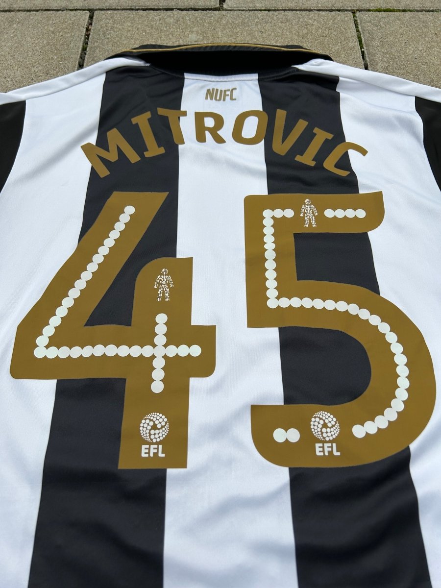 Newcastle United 2016/17 Original Home Shirt Mitrović 45 Size S - Shorty Football Shirts