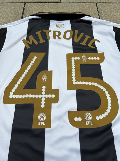 Newcastle United 2016/17 Original Home Shirt Mitrović 45 Size S - Shorty Football Shirts