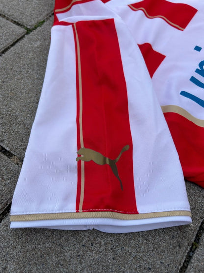 Olympiakos 2013/14 Original Home Shirt Mitroglou #7 Size S - Shorty Football Shirts