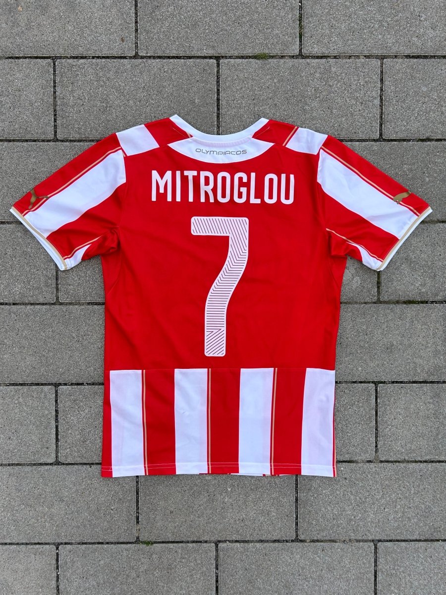 Olympiakos 2013/14 Original Home Shirt Mitroglou #7 Size S - Shorty Football Shirts