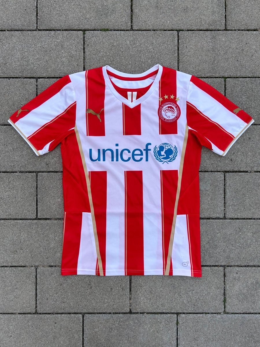 Olympiakos 2013/14 Original Home Shirt Mitroglou #7 Size S - Shorty Football Shirts