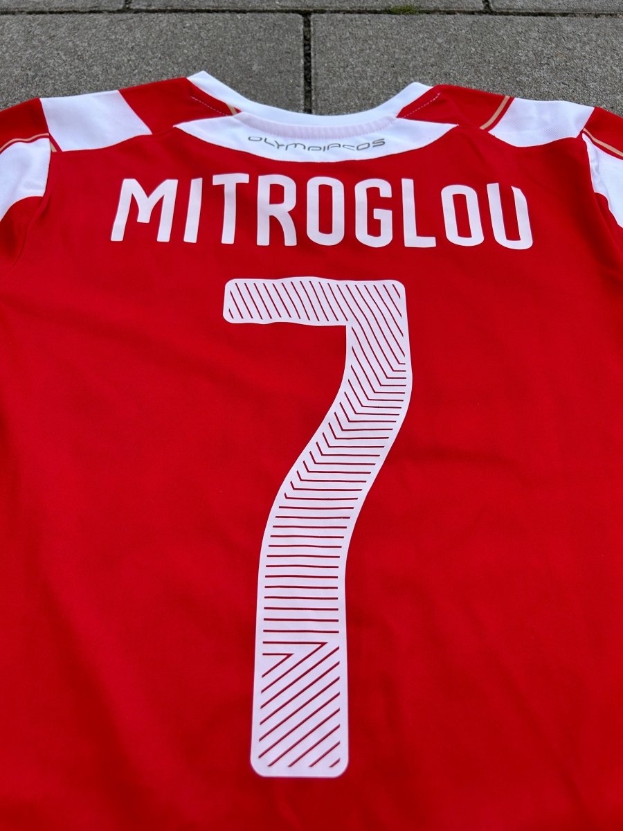 Olympiakos 2013/14 Original Home Shirt Mitroglou #7 Size S - Shorty Football Shirts