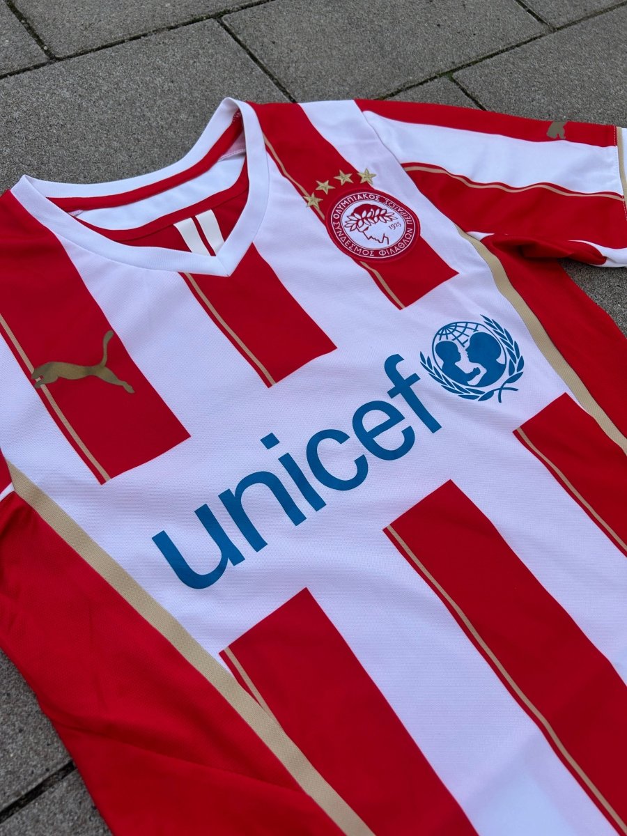 Olympiakos 2013/14 Original Home Shirt Mitroglou #7 Size S - Shorty Football Shirts