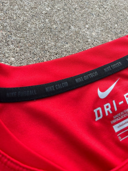 Original Teamwear Training Shirt Red Size S - Shorty Football Shirts