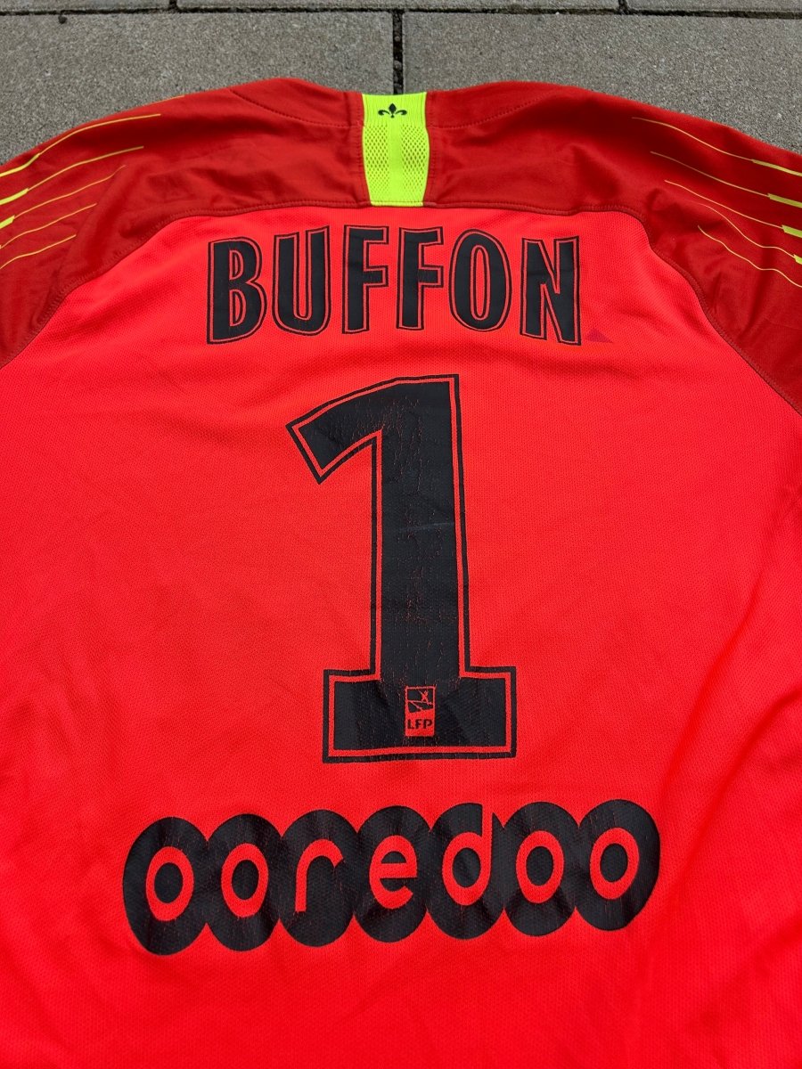 PSG 2018/19 Original GK Shirt Buffon #1 Size S - Shorty Football Shirts