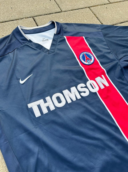 PSG 2002/03 Original Home Shirt Ronaldinho 10 Size L - Shorty Football Shirts