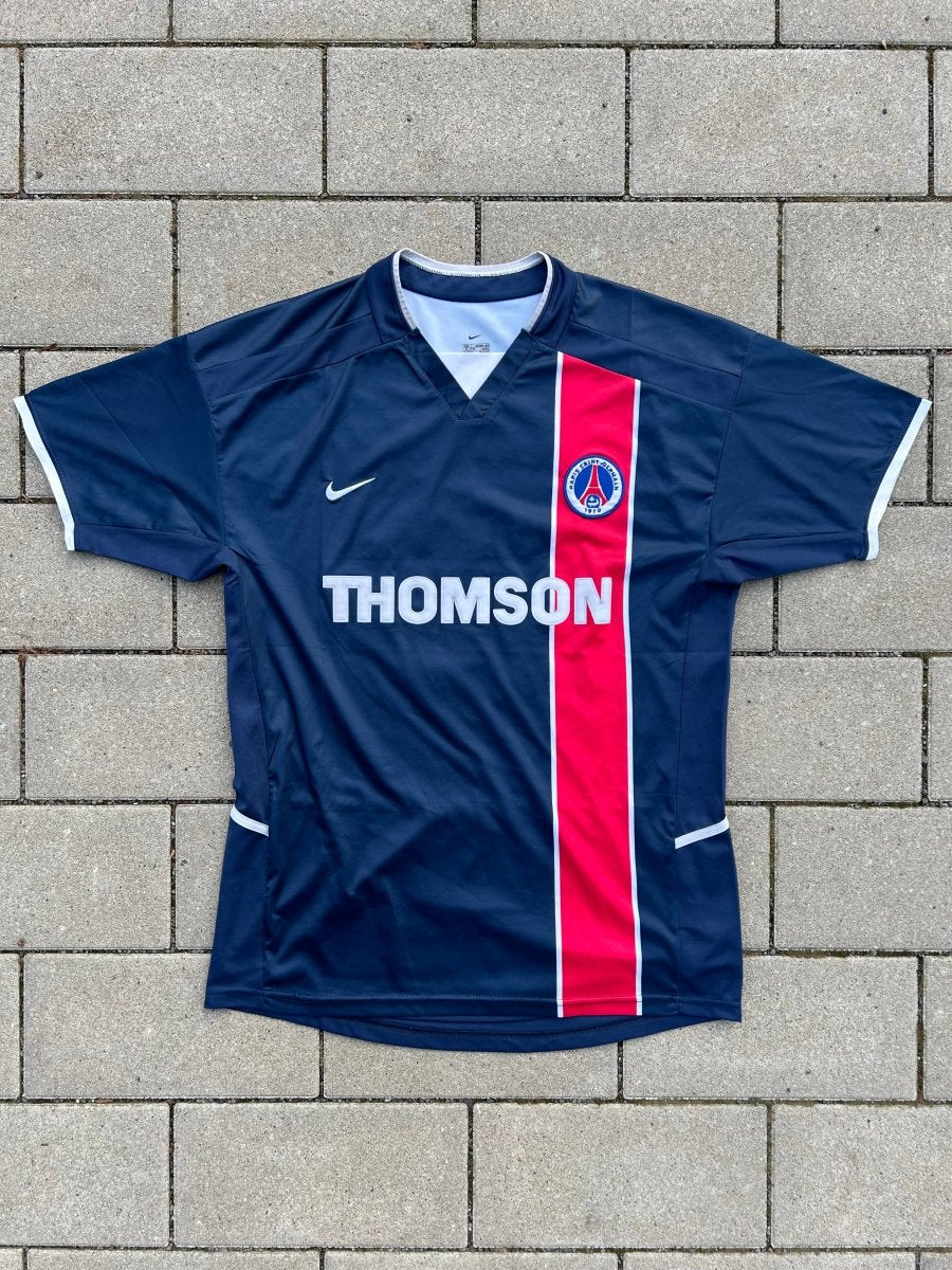 PSG 2002/03 Original Home Shirt Ronaldinho 10 Size L - Shorty Football Shirts