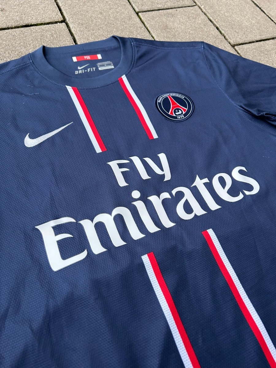 PSG 2012/13 Original Home Shirt Ibrahimović 10 Size M - Shorty Football Shirts