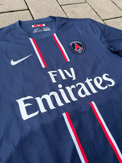 PSG 2012/13 Original Home Shirt Ibrahimović 10 Size M - Shorty Football Shirts