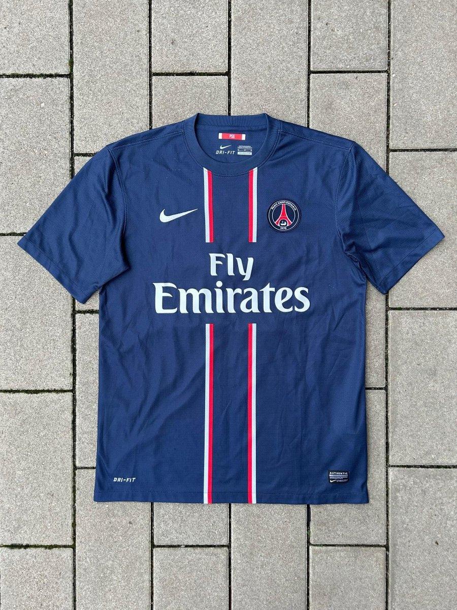 PSG 2012/13 Original Home Shirt Ibrahimović 10 Size M - Shorty Football Shirts