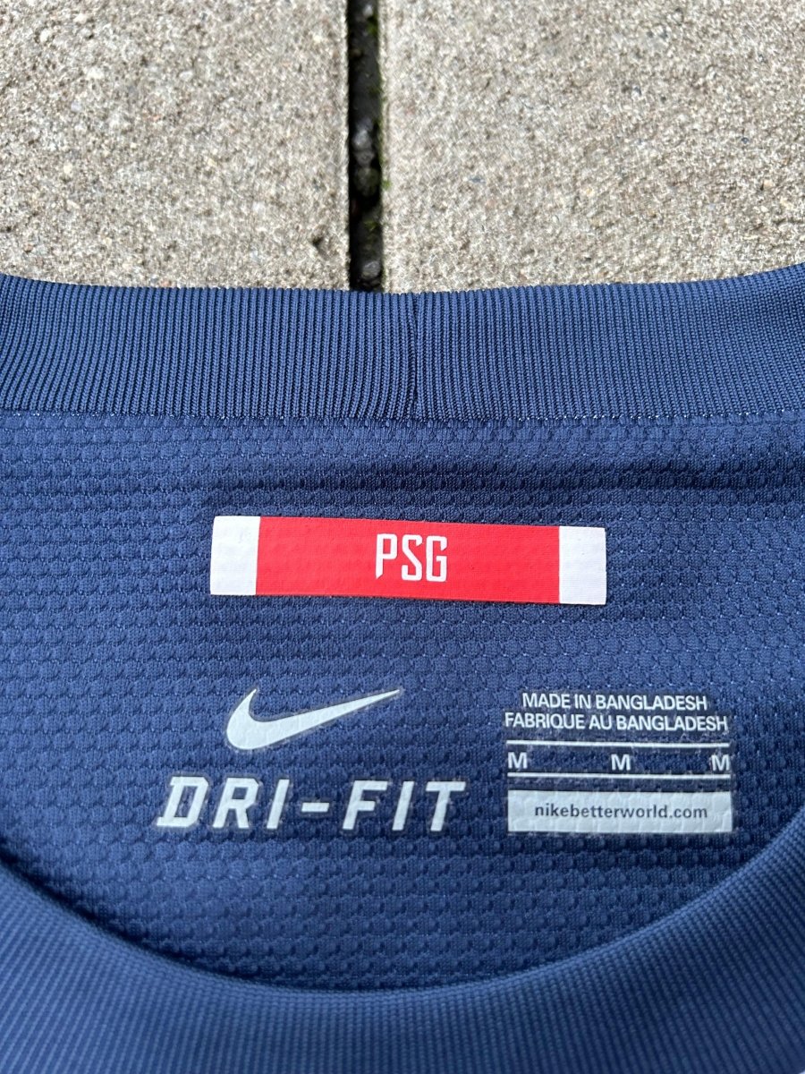PSG 2012/13 Original Home Shirt Ibrahimović 10 Size M - Shorty Football Shirts