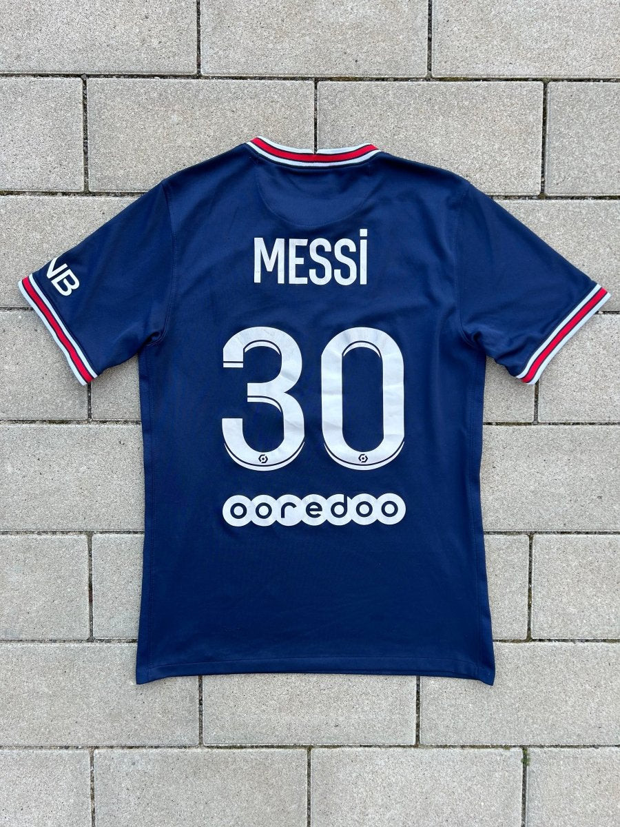 PSG 2021/22 Original Home Shirt Messi 30 Size S - Shorty Football Shirts