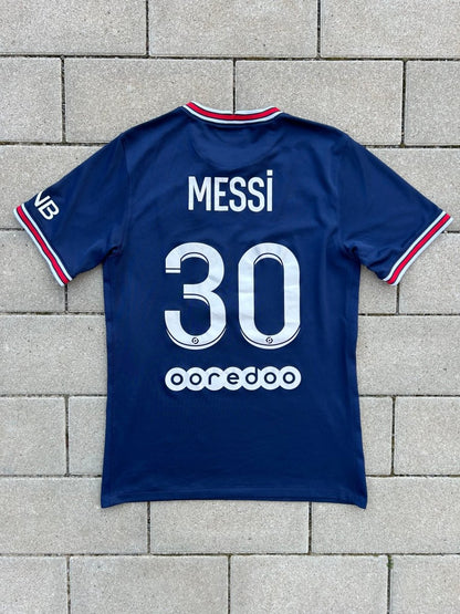 PSG 2021/22 Original Home Shirt Messi 30 Size S - Shorty Football Shirts