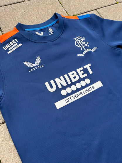 Rangers 2021/22 Original Matchday Sweat Top Size - Shorty Football Shirts