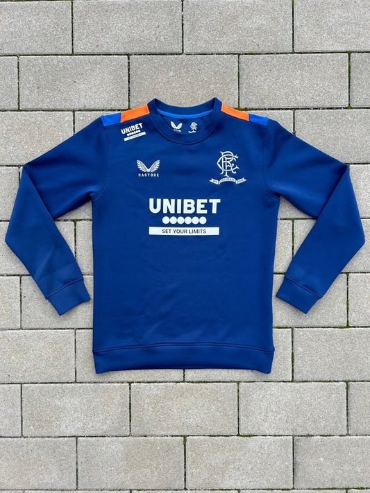 Rangers 2021/22 Original Matchday Sweat Top Size - Shorty Football Shirts
