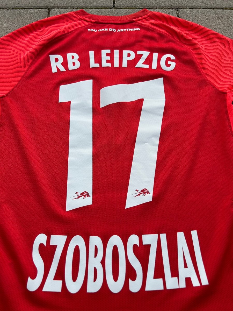 RB Leipzig 2021/22 Original Fourth Shirt Szoboszlai 17 Size S - Shorty Football Shirts