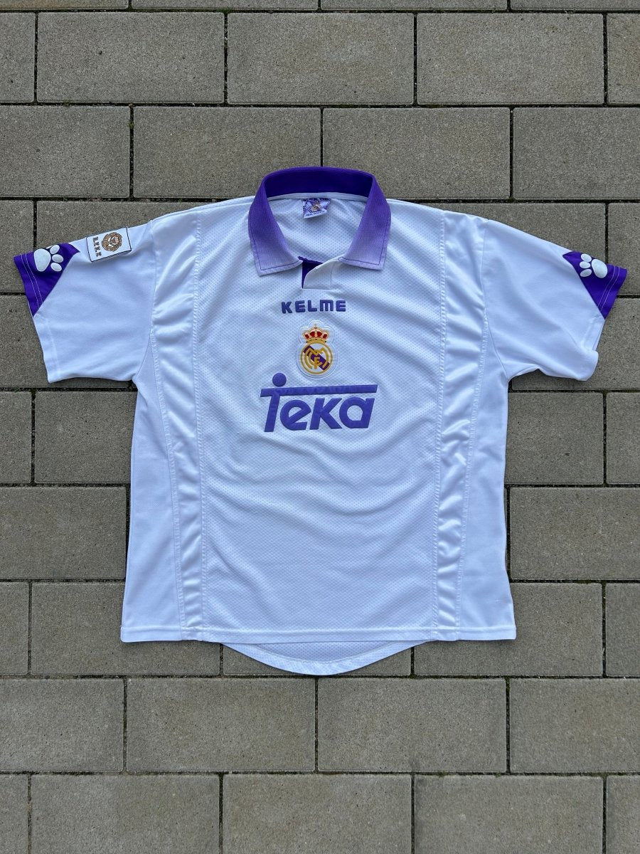Real Madrid 1997/98 Original Home Shirt Size XL - Shorty Football Shirts