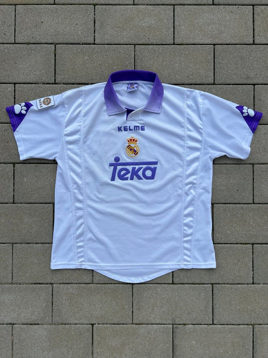 Real Madrid 1997/98 Original Home Shirt Size XL - Shorty Football Shirts