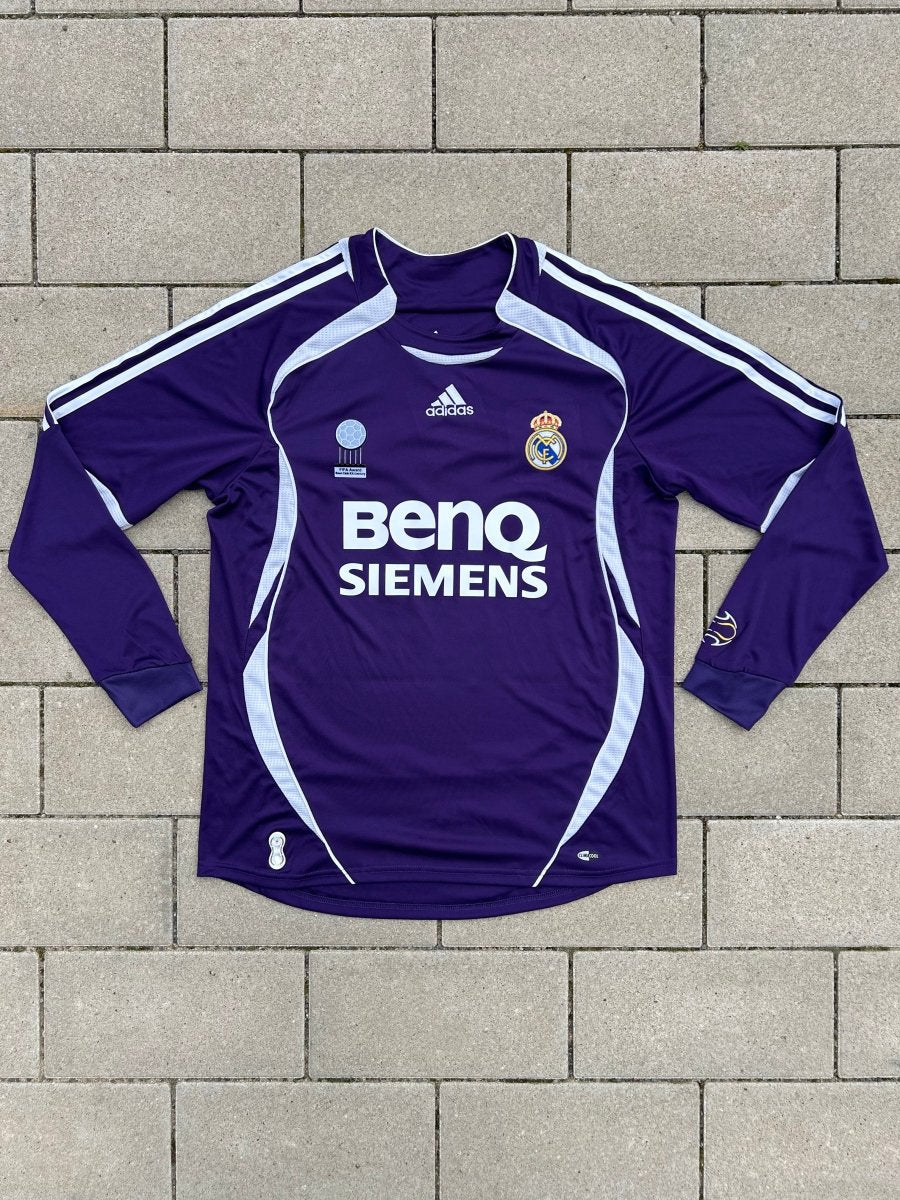 Real Madrid 2006/07 Original Third Shirt Ronaldo 9 L/S Size L - Shorty Football Shirts