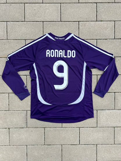 Real Madrid 2006/07 Original Third Shirt Ronaldo 9 L/S Size L - Shorty Football Shirts