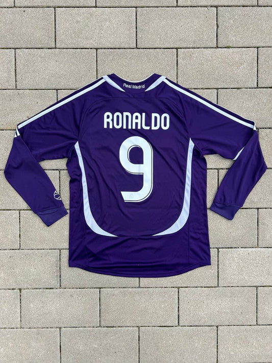 Real Madrid 2006/07 Original Third Shirt Ronaldo 9 L/S Size L - Shorty Football Shirts