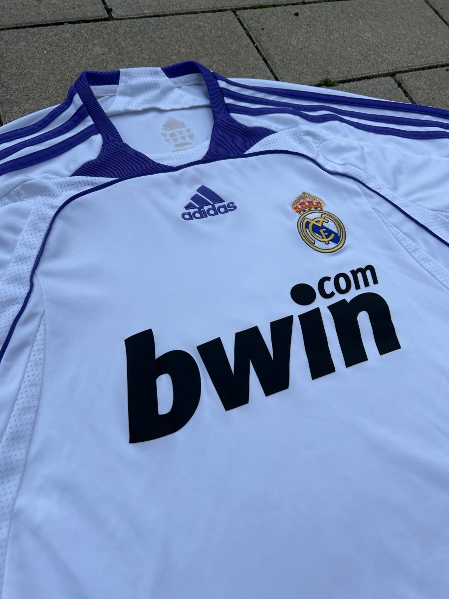 Real Madrid 2007/08 Original Home Shirt Size S - Shorty Football Shirts