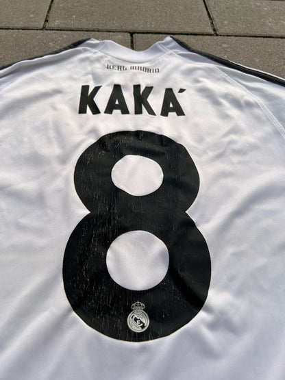 Real Madrid 2009/10 Original Home Shirt Kaká 8 Size M - Shorty Football Shirts