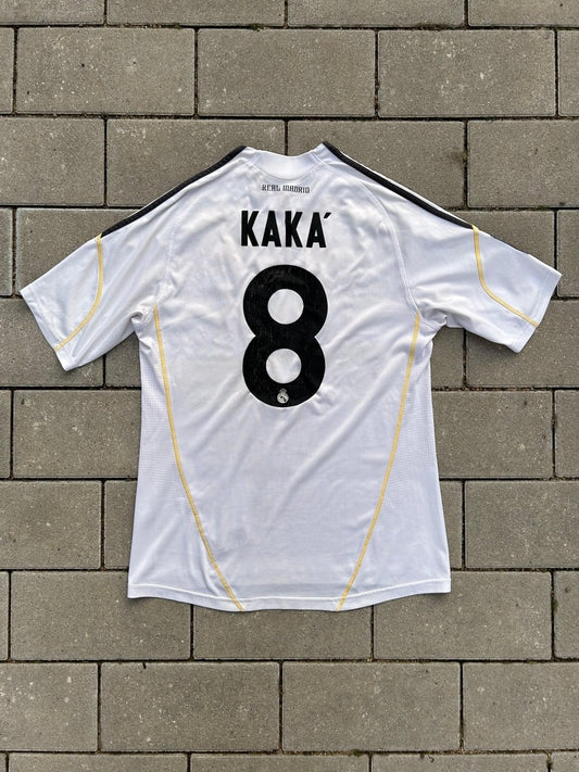 Real Madrid 2009/10 Original Home Shirt Kaká 8 Size M - Shorty Football Shirts