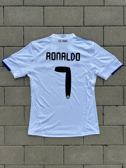 Real Madrid 2010/11 Original Home Shirt Ronaldo 7 Size M - Shorty Football Shirts