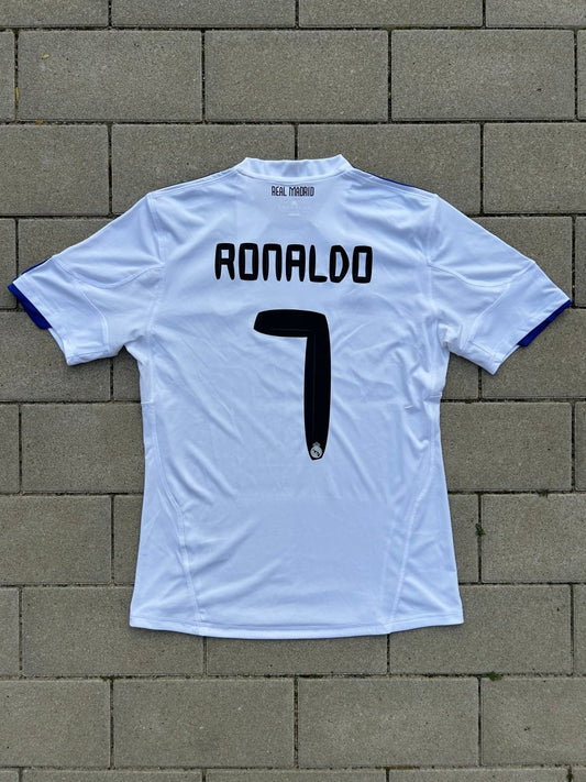 Real Madrid 2010/11 Original Home Shirt Ronaldo 7 Size M - Shorty Football Shirts