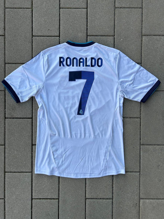 Real Madrid 2012/13 Original Home Shirt Ronaldo 7 Size M - Shorty Football Shirts