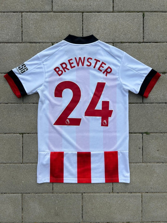 Sheffield United 2020/21 Original Home Shirt Brewster 24 Size S - Shorty Football Shirts