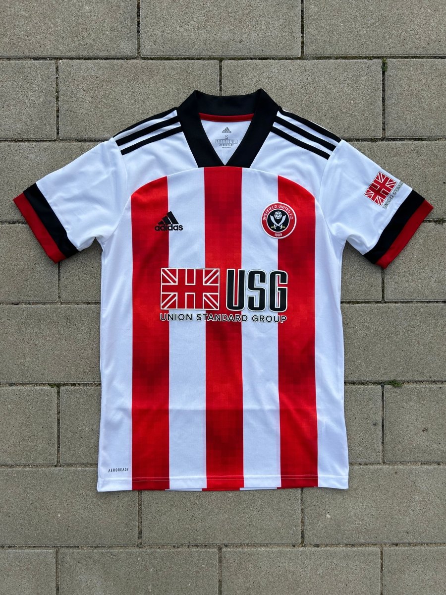 Sheffield United 2020/21 Original Home Shirt Brewster 24 Size S - Shorty Football Shirts