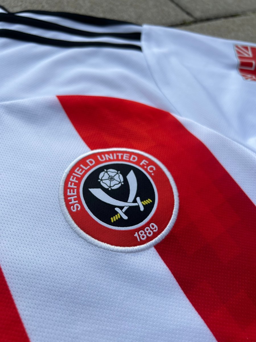 Sheffield United 2020/21 Original Home Shirt Brewster 24 Size S - Shorty Football Shirts