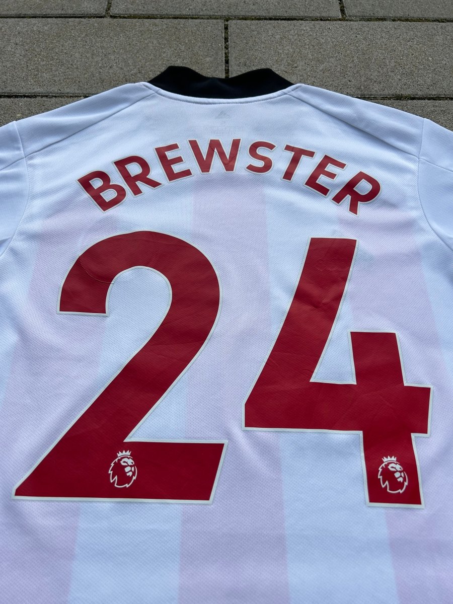 Sheffield United 2020/21 Original Home Shirt Brewster 24 Size S - Shorty Football Shirts