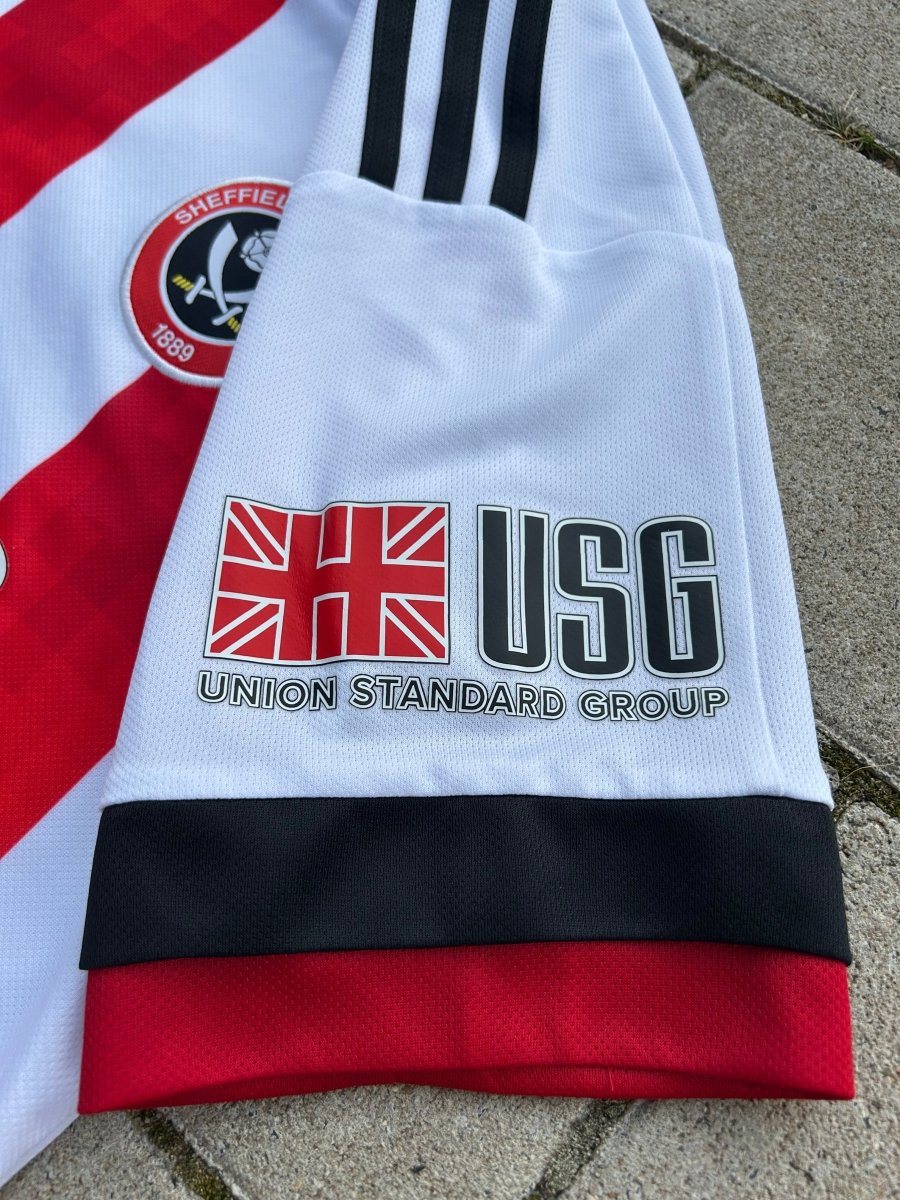 Sheffield United 2020/21 Original Home Shirt Brewster 24 Size S - Shorty Football Shirts
