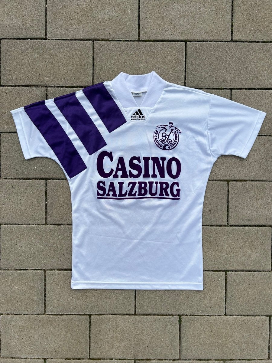 SV Casino Salzburg 1994/95 Home Shirt Feiersinger 10 Size S - Shorty Football Shirts