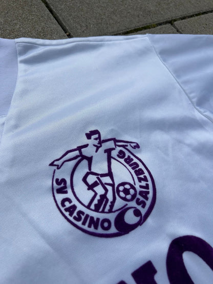 SV Casino Salzburg 1994/95 Home Shirt Feiersinger 10 Size S - Shorty Football Shirts