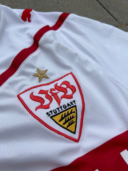 VfB Stuttgart 2009/10 Original Home Shirt L/S Size M - Shorty Football Shirts