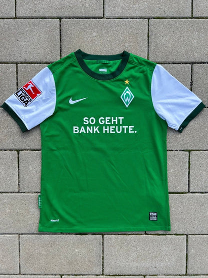 Werder Bremen 2009/10 Original Home Shirt Özil 11 Size L Kids - Shorty Football Shirts