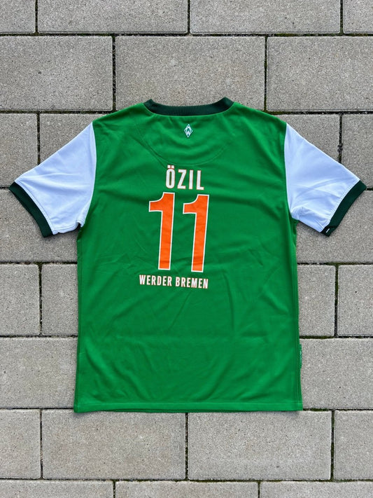 Werder Bremen 2009/10 Original Home Shirt Özil 11 Size L Kids - Shorty Football Shirts