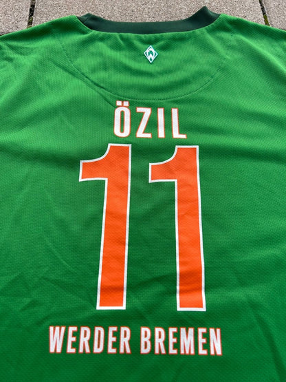 Werder Bremen 2009/10 Original Home Shirt Özil 11 Size L Kids - Shorty Football Shirts